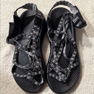 Chaco Black and White Women's Sandals